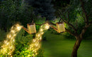 Luminaria Solar Regador Para Jardim