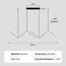 Luminária Pendente Minimalista LED