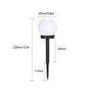 Kit 2 Luz de Jardim Solar em LED Redonda